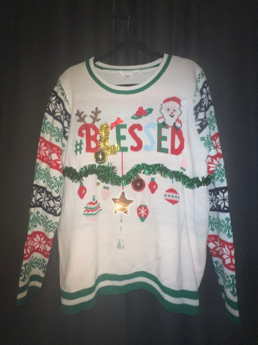 Ugly Christmas Sweater Xmas Size XL